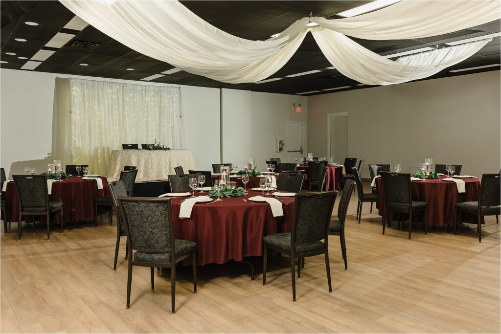 Dani alyssa photo edmonton wedding couples midtown event centre draping decor (1)